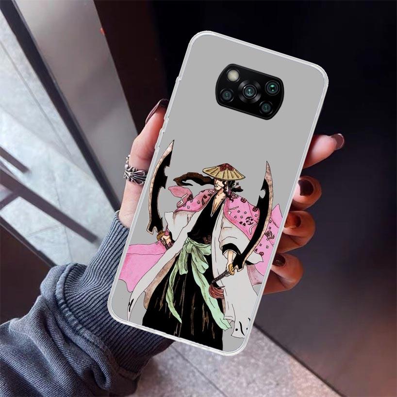 

Bleach Kyoraku Shunsui Phone Case For Xiaomi Poco X7 X6 X5 Pro F7 Ultra Redmi 15C 15 13 13C 12 12C 10 10A 10C 9 9A 9C 9T Shell P Xiaomi Poco M7 4G
