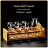 Shangqi Gold-Rimmed Baijiu Glass & Decanter Set