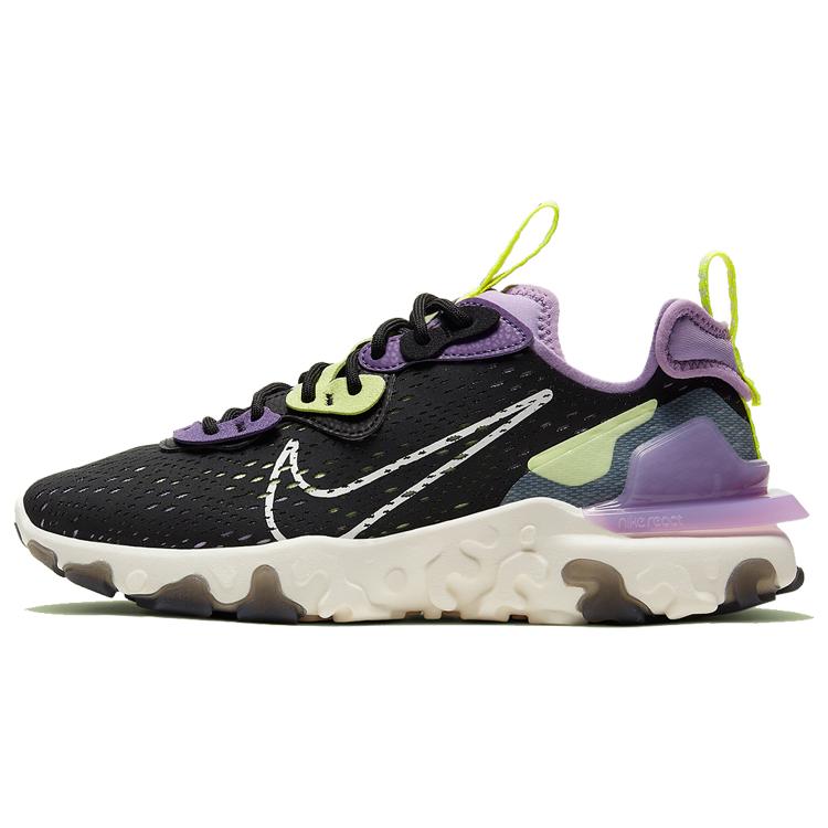 Nike Womens React Vision 'Black Purple' (women's sizes) Running Shoes CI7523 002