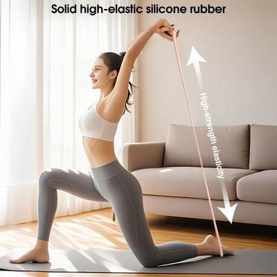 Cvičenie s gumičkou v tvare osmičky Strečing ramien a rúk Silový tréning Fitness Elastický popruh 15/25/35 libier Muži Ženy Protišmyková silikónová napínacia šnúra