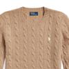 Polo Ralph Lauren Solid Color Round Neck Casual Long Sleeve Knit Sweater Women sweater Brown WMPOSWENC020722-260