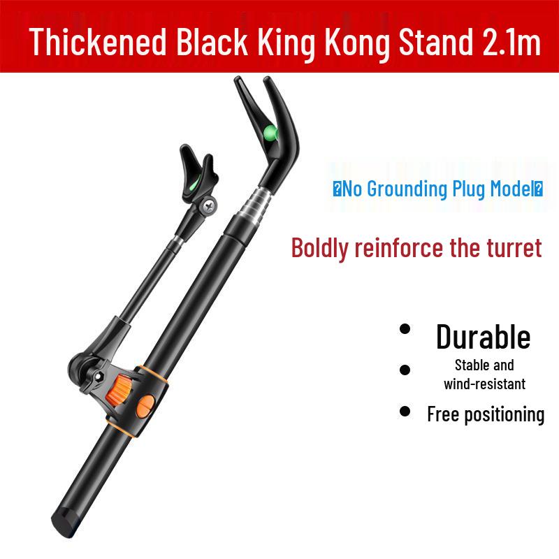 Multi-functional Stainless Steel Fishing Rod Holder and Ground Insert Stand