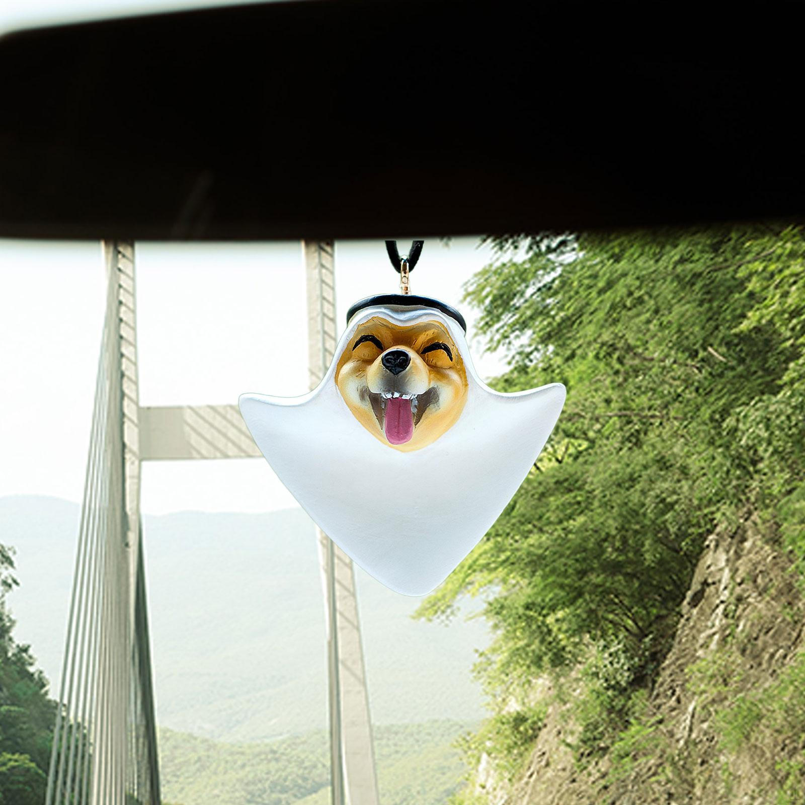 

Автомобильный подвесной орнамент, украшения для зеркала заднего вида, забавные аксессуары для заднего вида в виде животных Style B