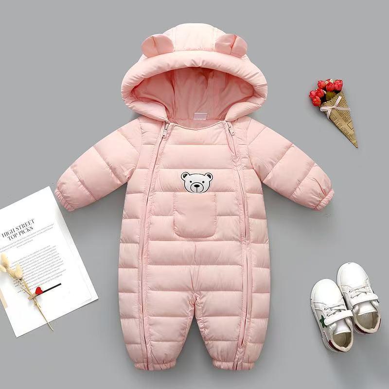 Tuta in Cotone Calda Ispessita per Neonati - Set Outerwear Autunno/Inverno