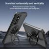 For Samsung Galaxy S25+/S24+ Magnetic Case CD Vein Kickstand TPU + PC Phone Cover