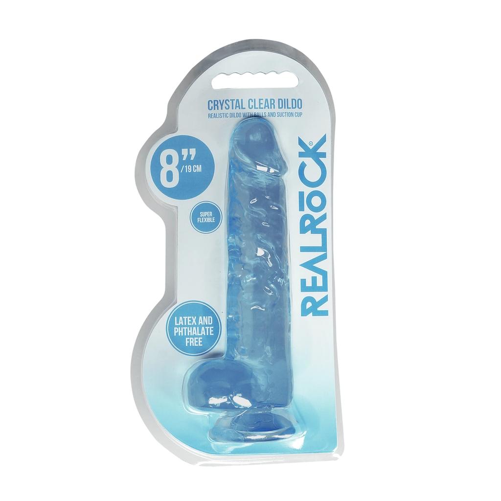RealRock - Realistic dildo with testicles 21 cm