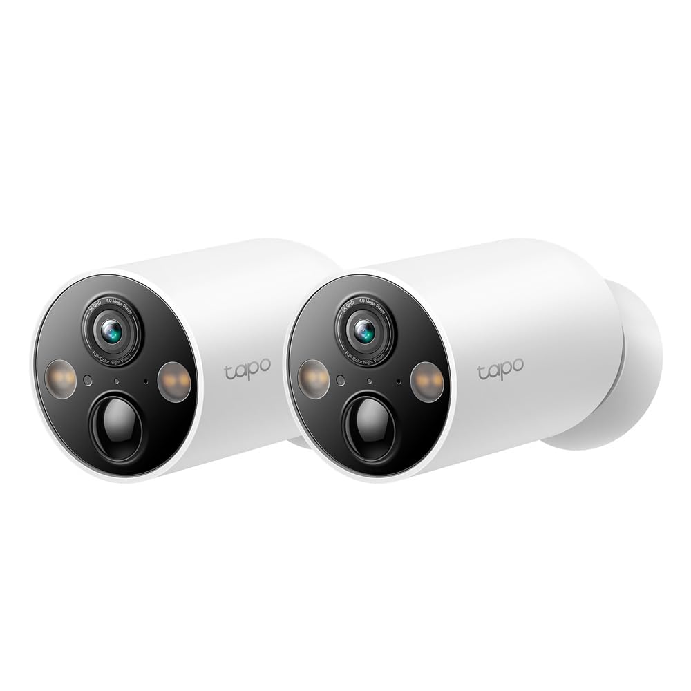 Tapo C425 Security WiFi Pet Surveillance Fully 2K QHD IP66 Full Color Night Smart AI Microphone and Compatible with Amazon Alexa and Google Assistant