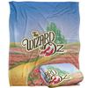 The Wizard Of Oz Emerald CIty Logo Blanket