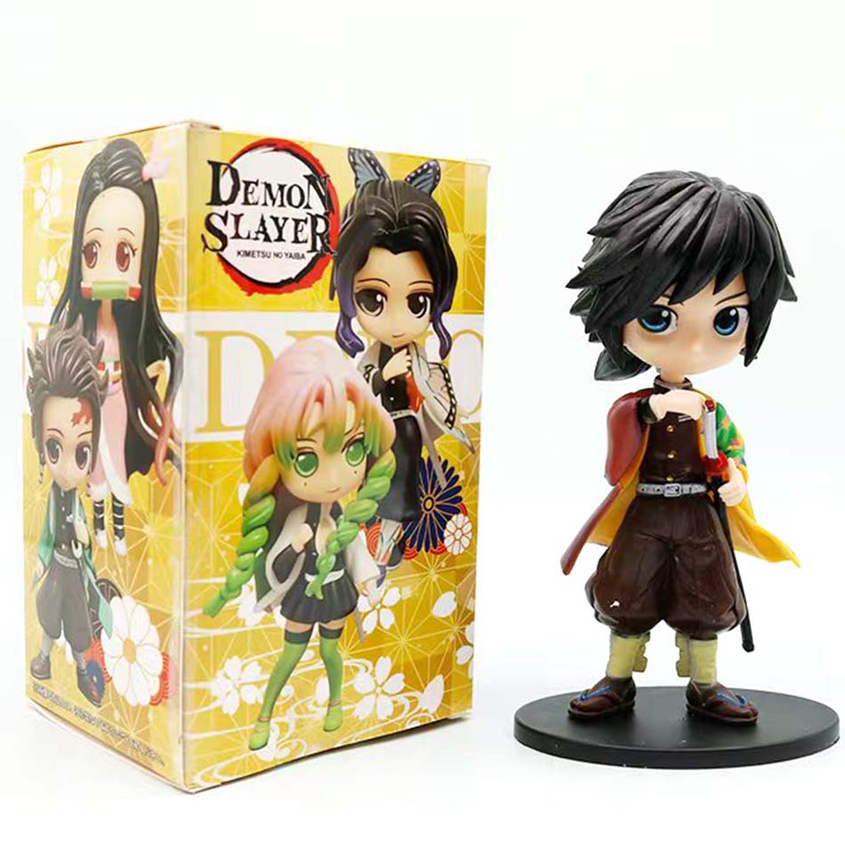 Model Creative Hot Sale Demon Slayer Tanjiro Kamado Anime Cartoon Figure  Personalized Statue Ornament Box Gift