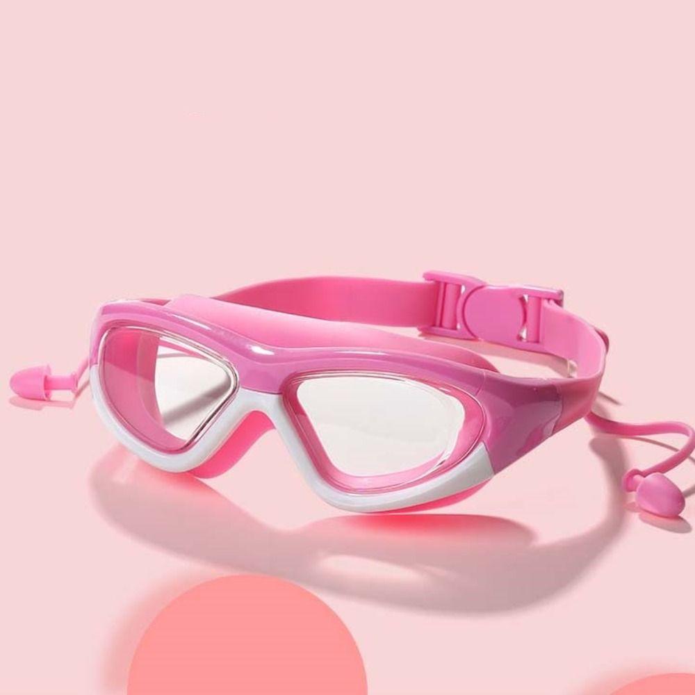 Waterproof Kids Swimming Glasses Hair Protection Boys Swimming Caps  Boys and Girls