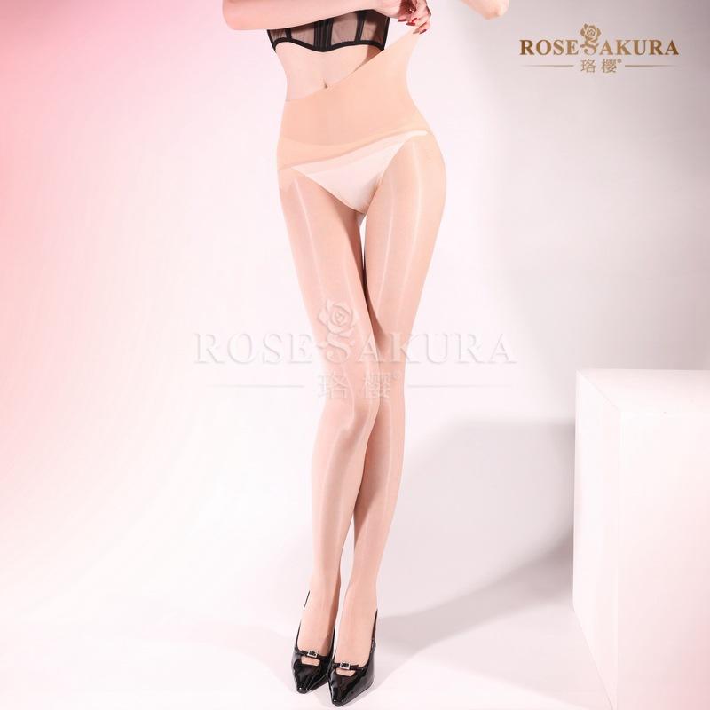 Sexy Aurora Seamless Ultra-Thin Stockings Oil Bright Silky Smooth Pantyhose Toes Transparent Ol Party Dance Ootd Fashion Tights