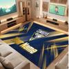 North Queensland Cowboys Personalized Crystal Velvet Carpet, Customized Name Text Soft Anti‑Slip Rug for Living Room Bedroom