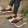 Stoffschuhe, Damenschuhe, Mesh-Schuhe, Schuhe mit weicher Sohle, Rutschfeste Schuhe, Atmungsaktiv, Flache Schuhe