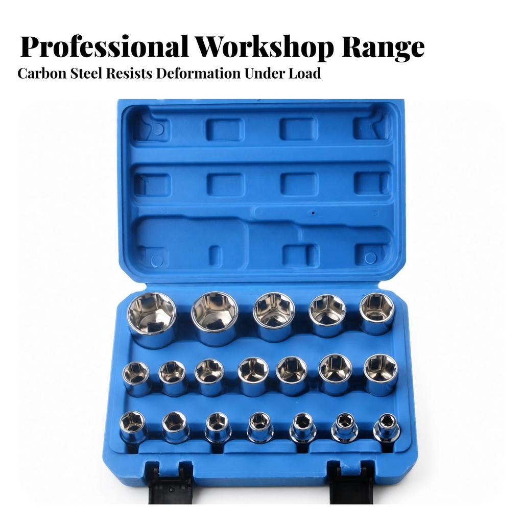 Hex Socket Set Sturdy Tool Hardened for Auto Repair