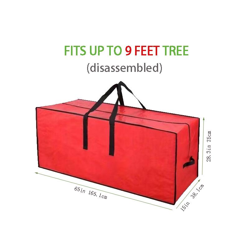 Extragroße Aufbewahrungstasche für den Weihnachtsbaum - Staub- und feuchtigkeitsbeständige Aufbewahrung für Weihnachtsdekorationen