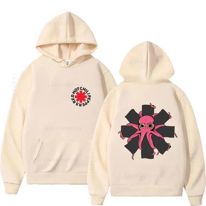 Горячая Распродажа Red Hot Chili Hoodie Peppers Женская Мужская Флисовая Толстовка С Длинным Рукавом Винтажная Рок-Группа Уличная Одежда Хип-Хоп Одежда L бежевый