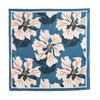 70x70cm Lightweight Silk-Look Square Scarf Women Floral Shell Print Versatile Neck Wrap Or Shawl Fashion Accessory