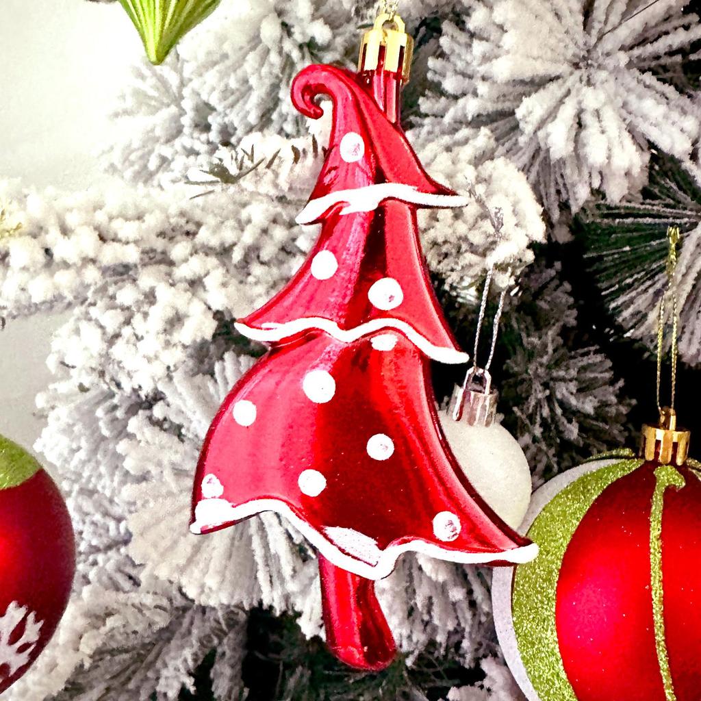 Grinch Elf Green Furry Monster Pine Cone Christmas Ornament