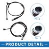 Front Rear Brake Pad Electronic Wear Sensor 34356792567 34356854168 for BMW X5 2011-2018 (Set of 2)