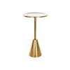 DKD Home Decor-DKD Home Decor Side Table Mirror Gold Metal (40x40x72cm)
