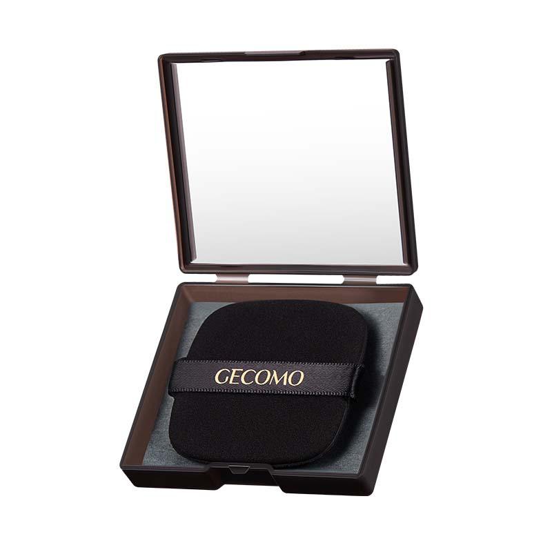 Jingrui GECOMO Oil Blotting Paper with Puff & Mirror - Portable Soft Focus Touch-Up for Girls