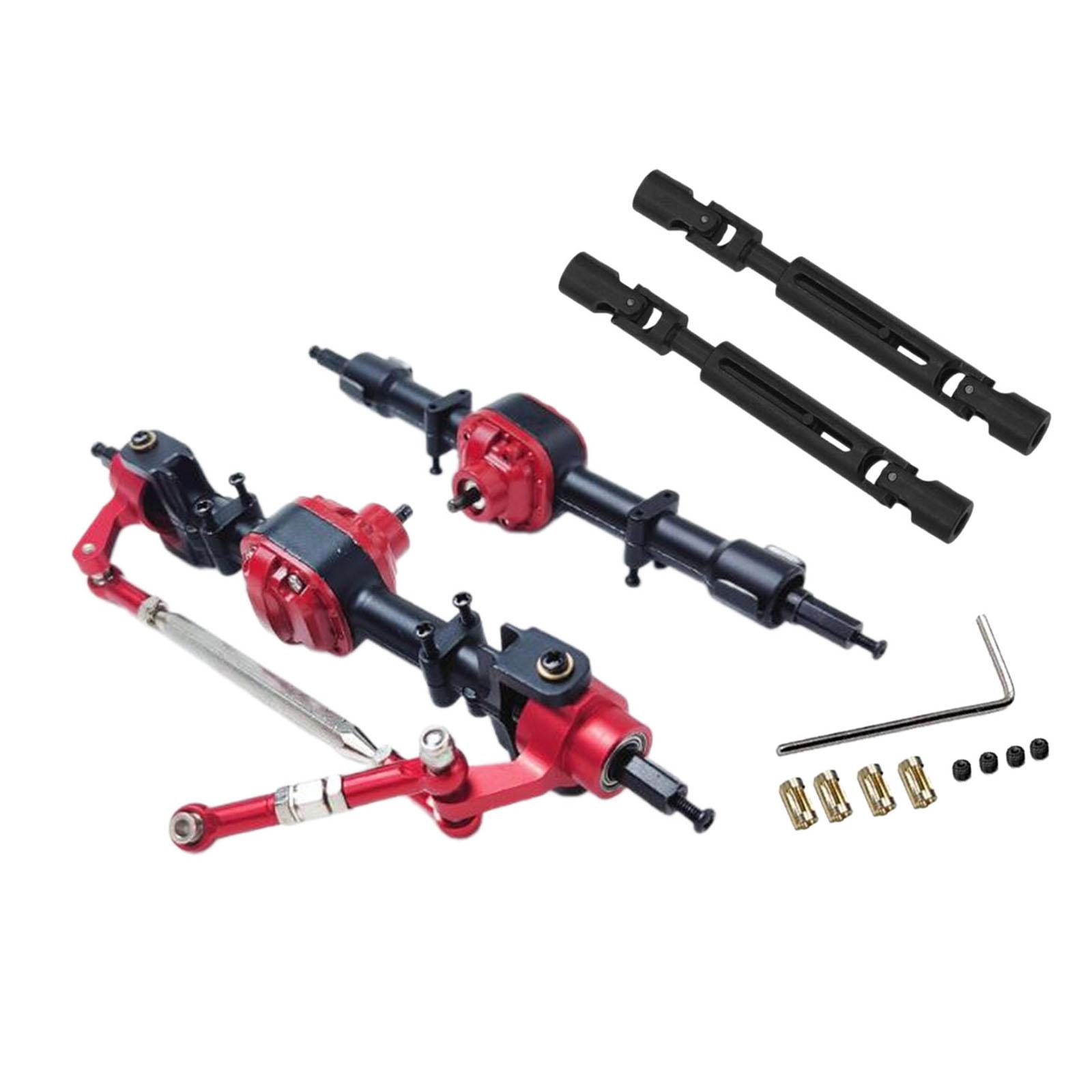 

1/12 Scale Metal Front Rear Axle Drive Shaft Spare Parts Hobby Tool Modification for MN78 LC79 Hobby Car Crawler Vehicle срібний