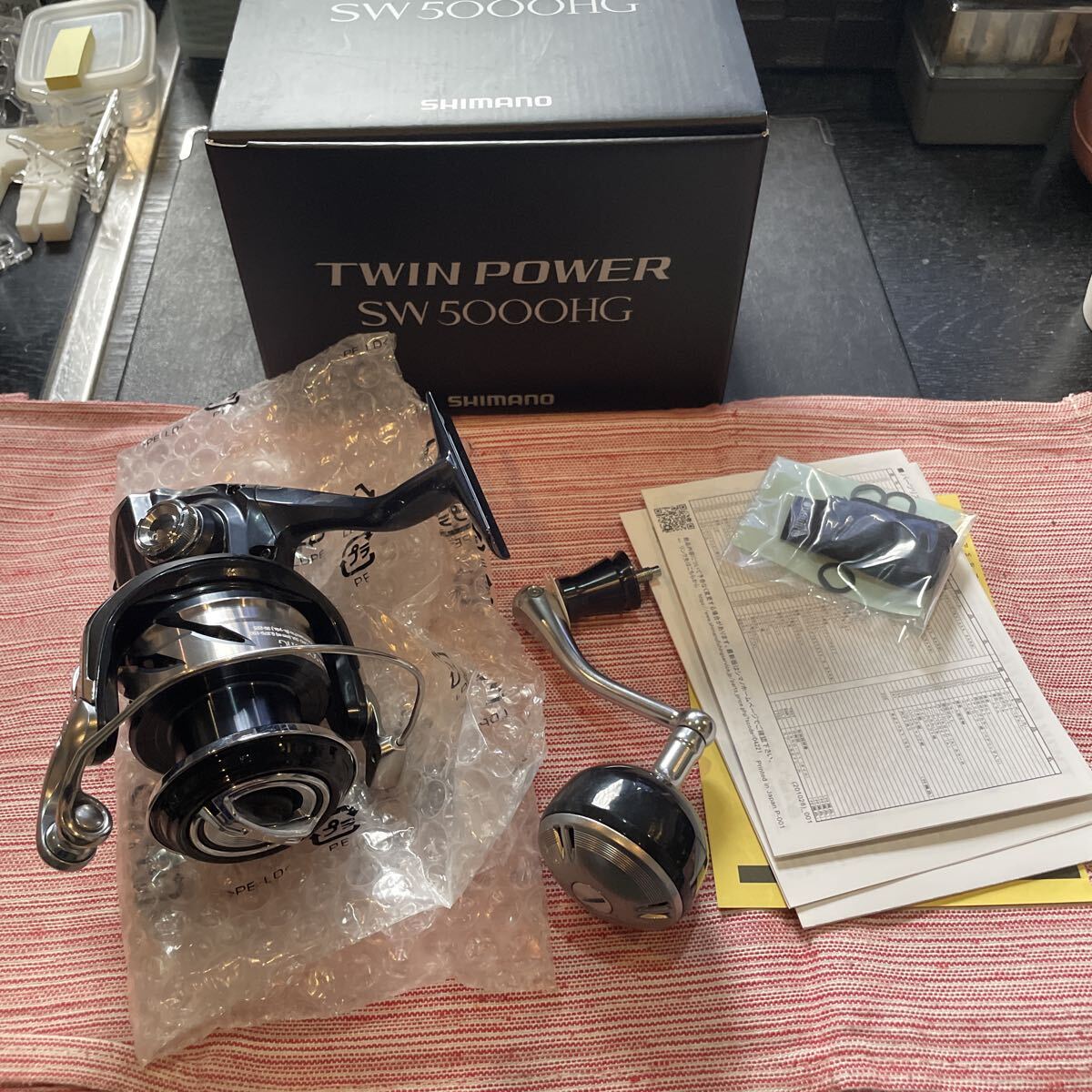 [USED]SHIMANO 21 Twin Power SW 5000HG Spinning Reel New Unused Saltwater