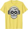 Sugarskull DJ Table Shirt Skull Disc Jockey Headphones TShirt