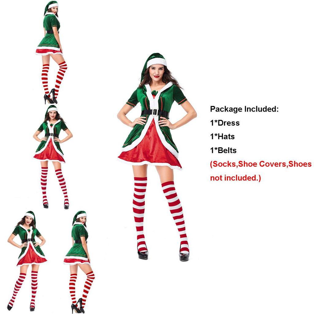High Quality Elf Cosplay Outfit For Couples Ideal For Christmas Celebrations
