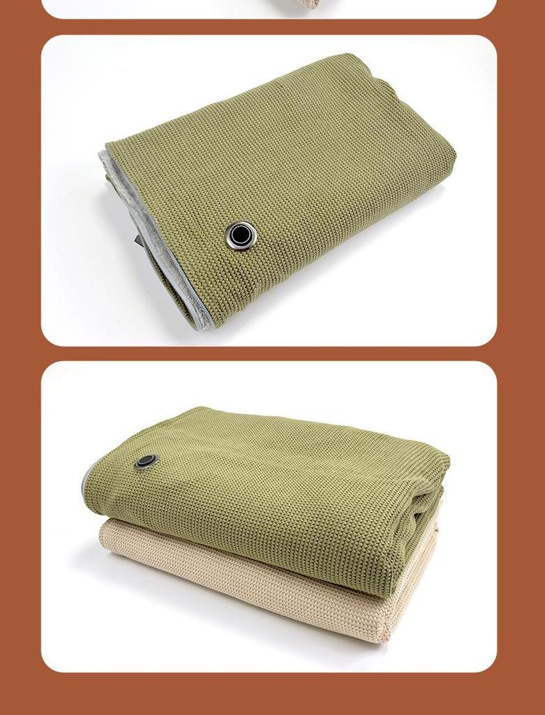 Portable Electric Graphene Heated Shawl Blanket - Mobile Charging for Winter Warmth