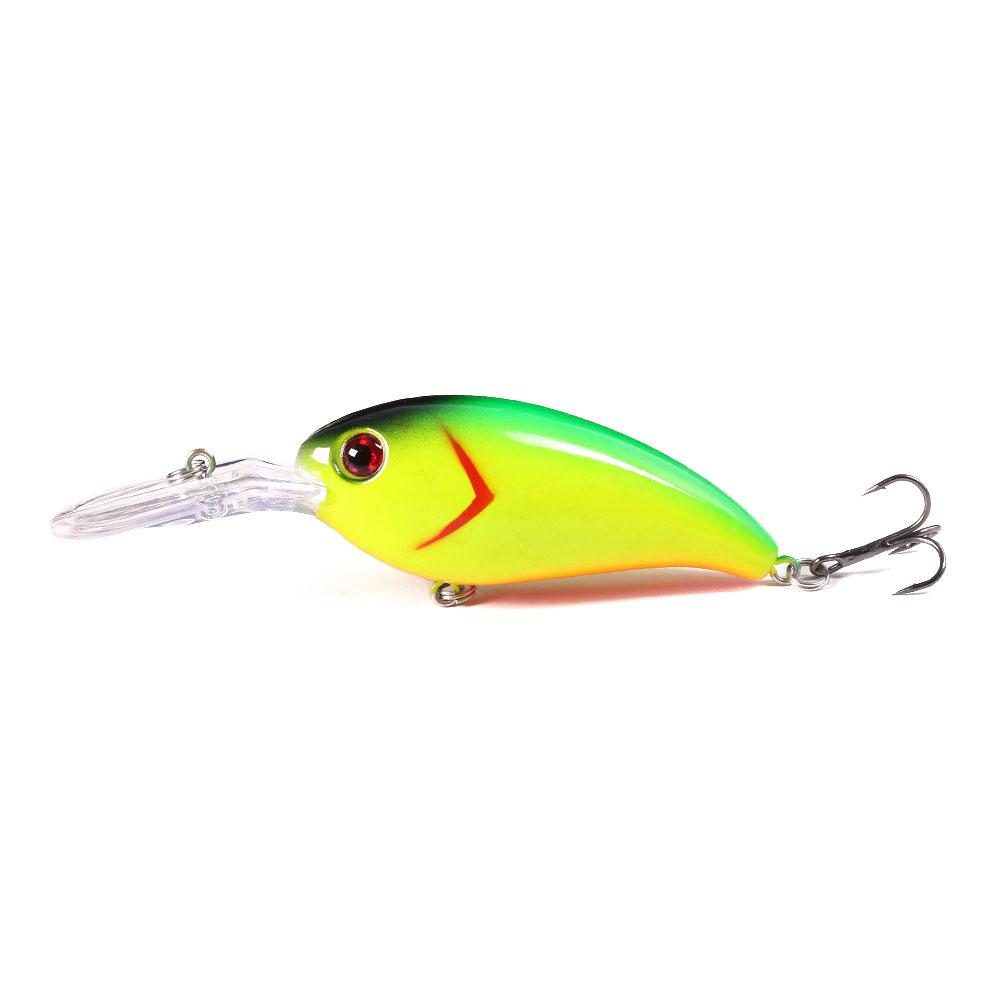 Yediao 1pcs Shallow Diving Crankbait with Sharp Hook 10cm 14g Artificial Hard Bait Wobbler Bass Pike Fishing Tackle