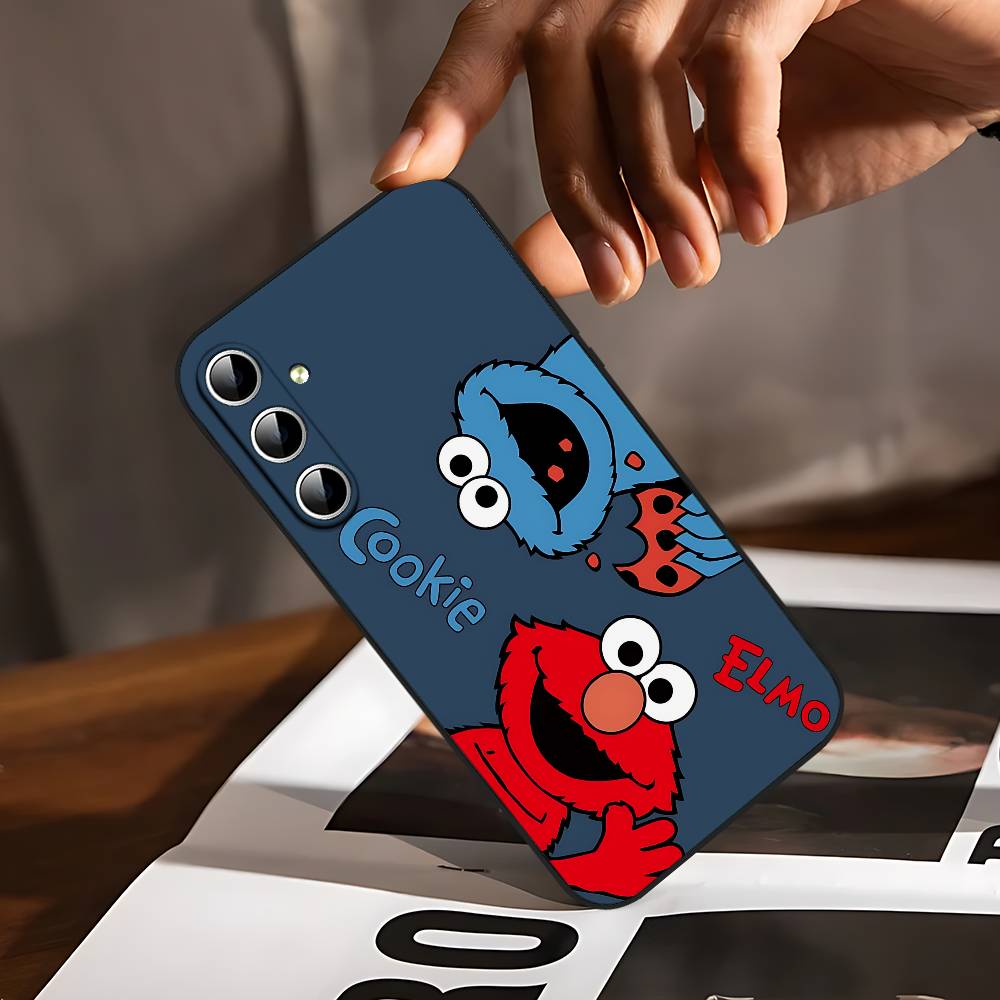 

Cookies Monster Phone Case For Samsung Galaxy S24/S25/S22/S30/Note20/Lite/Ultra/5G/Plus/FE Soft Black S21Ultra