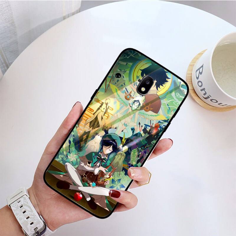 Hra Genshin Impact Venti roztomilé pouzdro na telefon pro Samsung Galaxy J7 PRIME J2Pro2018 J4 Plus J5 PRIME J6 J7 Duo Neo J737 J8