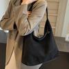 Large Capacity Monochromatic PU Shoulder Bags for Leisure  Simple Sweet Bag  Soft and Versatile  Pendular Crossbody Bag  Fashion