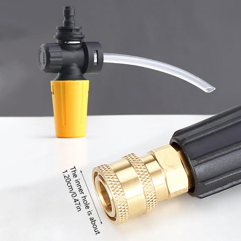 SEAMETAL 700ML Snow Foam Lance For Karcher K Series Car Pressure Washers Soap Foam Generator With Adjustable Sprayer Nozzle