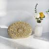 Elegant Rhinestone Sunflower Evening Clutch Bag Formal Party Wedding Banquet Handheld Purse