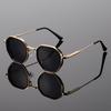 1 Pc, Futuristic Sense of Technology, Fashionable Round Frame Glasses with Comfortable Ear Flips, Fits the Face, Men's and Wome