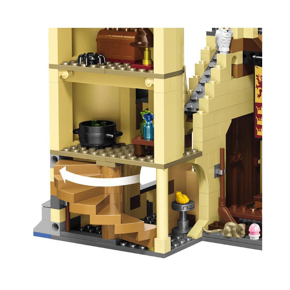 Harry Potter Zweinstein Grote Zaal Kasteel Speelgoed, Cadeau-idee voor Tovenaarswereld Fan, Bouwpakket voor Kinderen