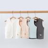 Newborn Unisex Sleeveless Knit Vest - Thick Shu Velvet for Spring, Autumn, Winter