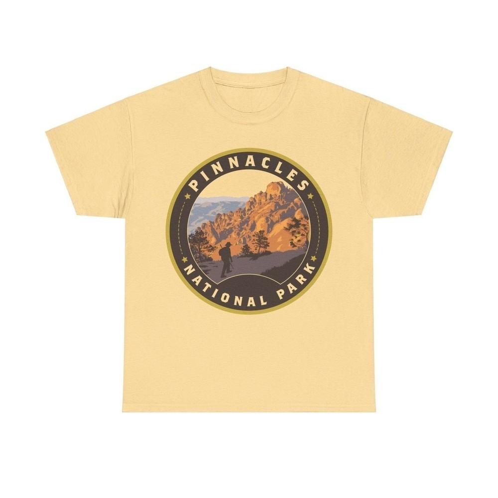 

Pinnacles National Park California Round Logo T-shirt 2XL