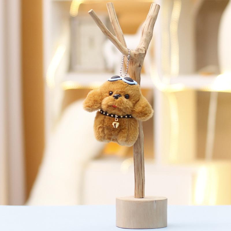 Plush Dog Toy Keychain With Soft Short Plush For Kids And Collectors
