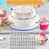 527 Piece Cake Decorating Supplies Set Turntable Baking Tool Set Cupcake Kitchen