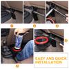 Carbon Steel+ABS Car Central Control Gear Shift Right Side Water Cup Holder Accessories For Toyota LC71 LC76 LC79 2007-2022