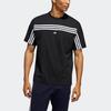 Adidas Originals Trefoil 3-Stripe Tee With Front Logo Embroidery International Edition Men Tops Black FM1535