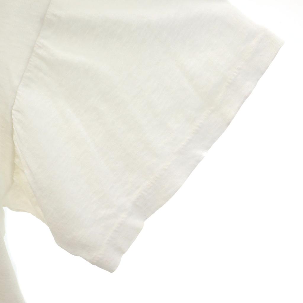 OLD 80s 90s Short sleeve Single stitched printed logo T-shirt white Men's Used