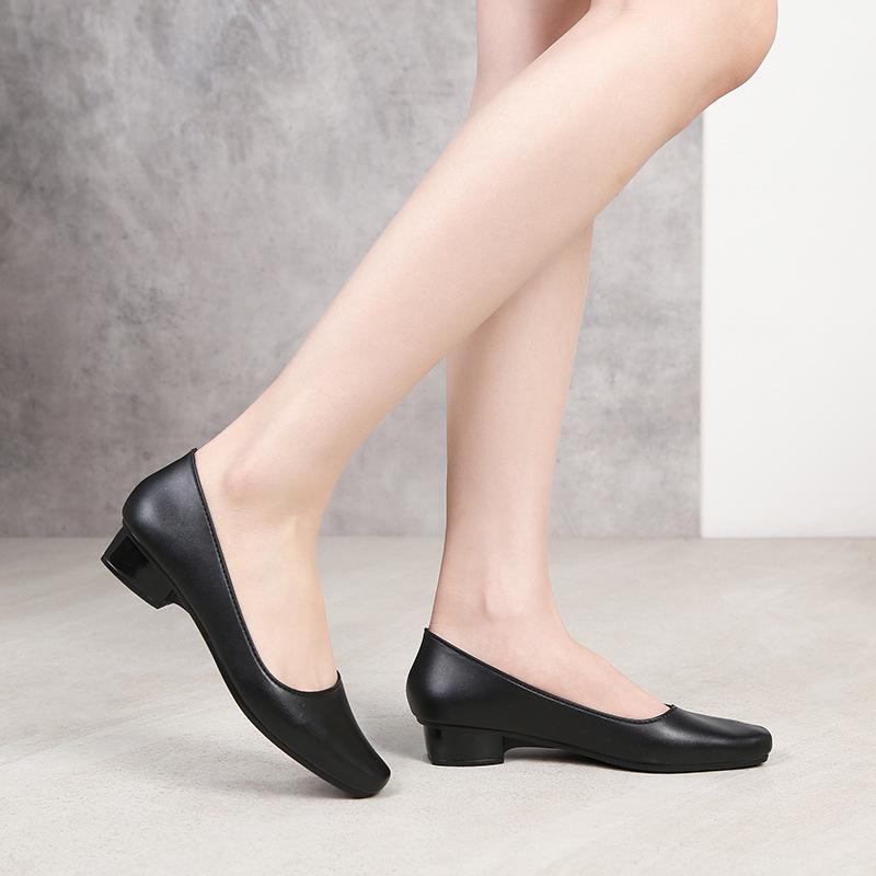 Women's Non-slip Chunky Heel Sandals - Thickened, Versatile, Fashionable, Height-boosting, Comfortable, Square Toe, Summer Casual Shoes.