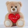 Bear Heart Love Plush Toys Animal Stuffed Dolls Room Decorations Kids Gifts