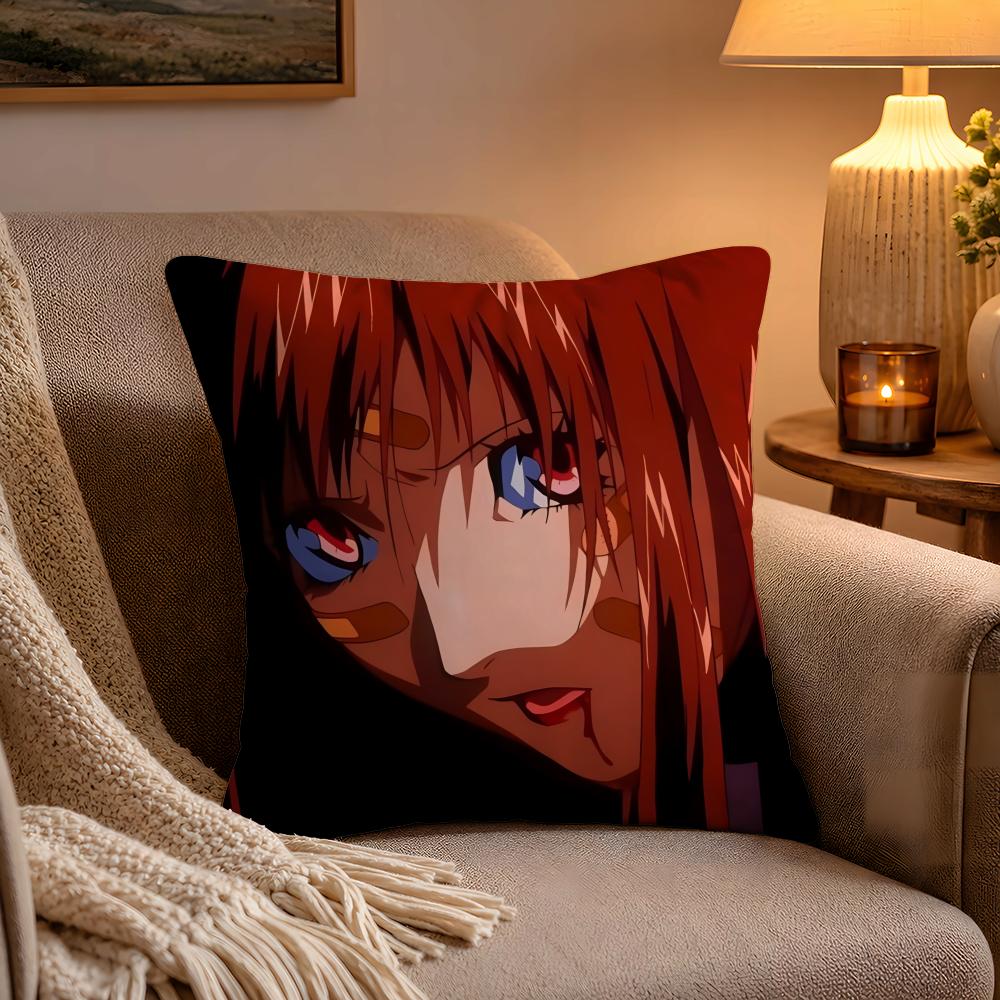 A Kite Anime Cushion Cover Soft Plush Cushion Cover Double Print And Invisible Zipper For Sofa Home Car Use