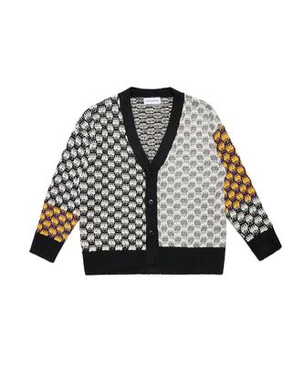 Smitharmor Color Jacquard Cardigan_Black