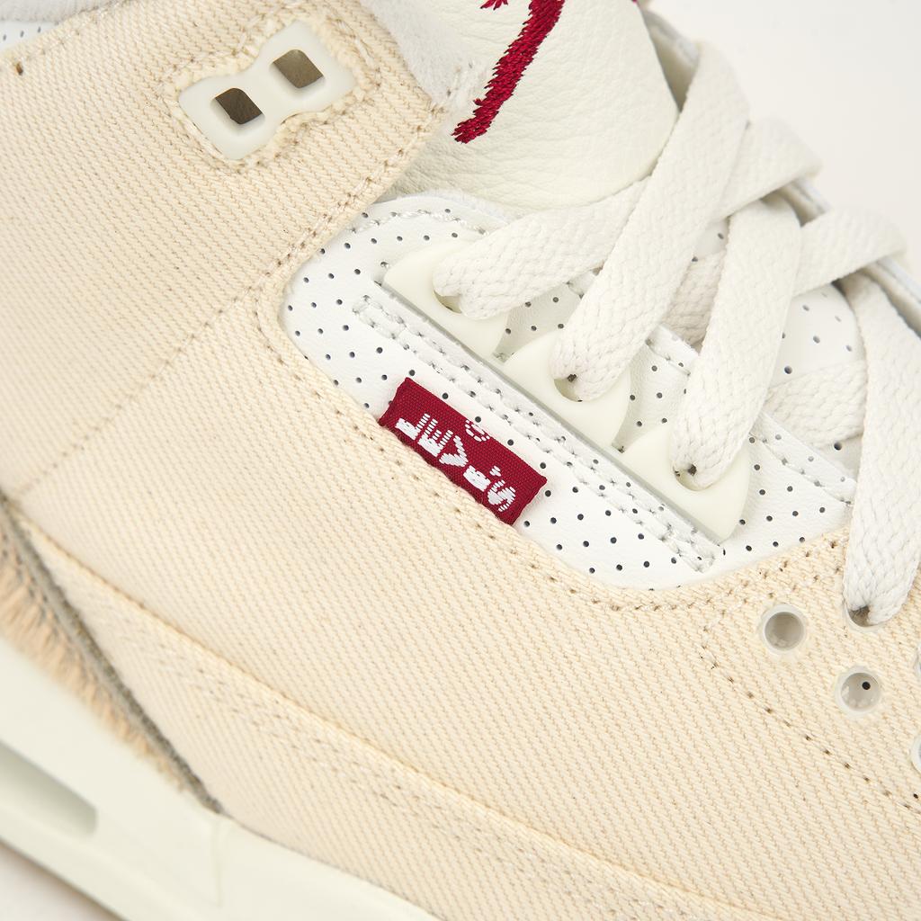 Pánské tenisky Air Jordan 3 Retro Lunar New Year Béžový Denim Sail-Gym-Red IR0910-400